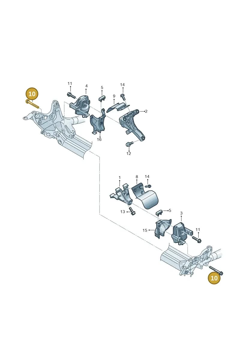 N10207602 — Audi A7 Sportback (2014-2018) diagram 788199750, position 10