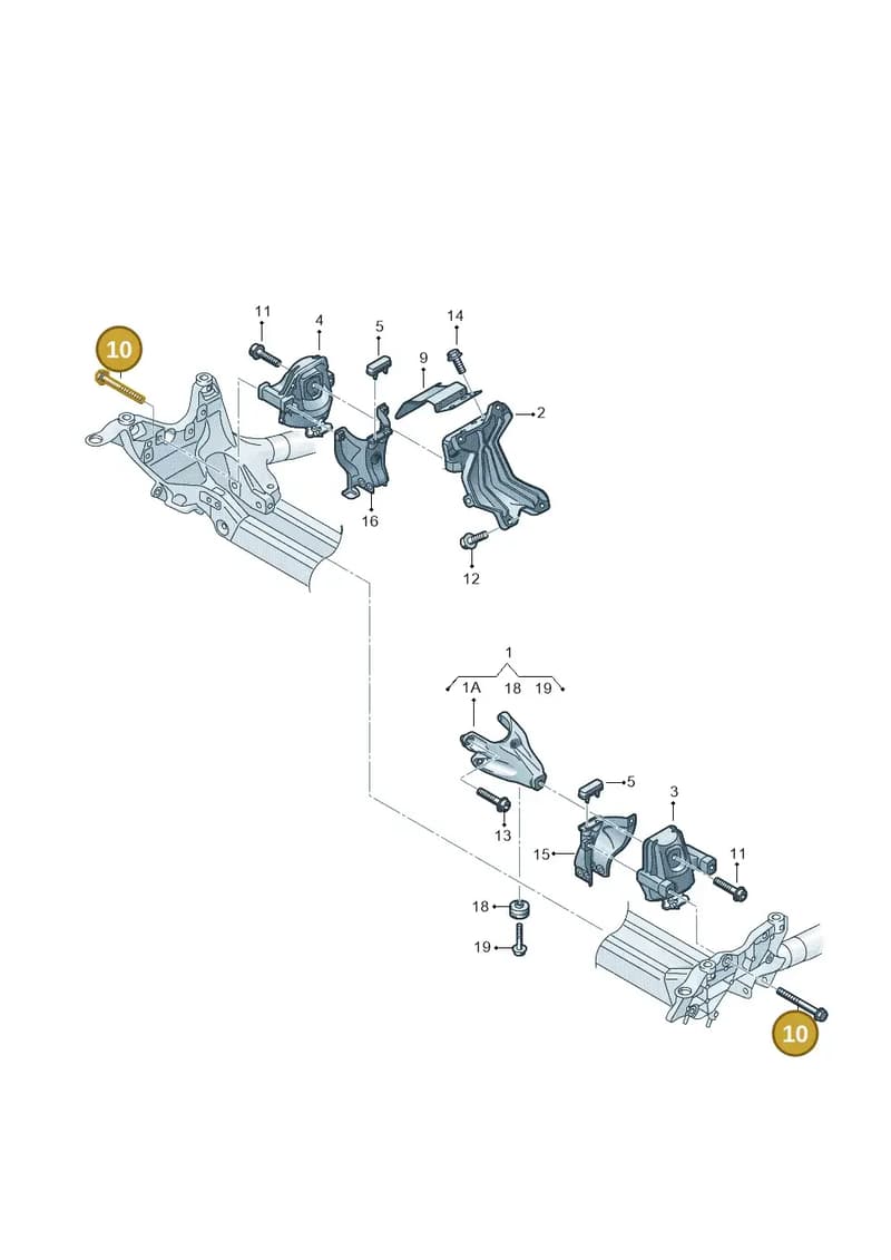 N10207602 — Audi A7 Sportback (2014-2018) diagram 788199100, position 10