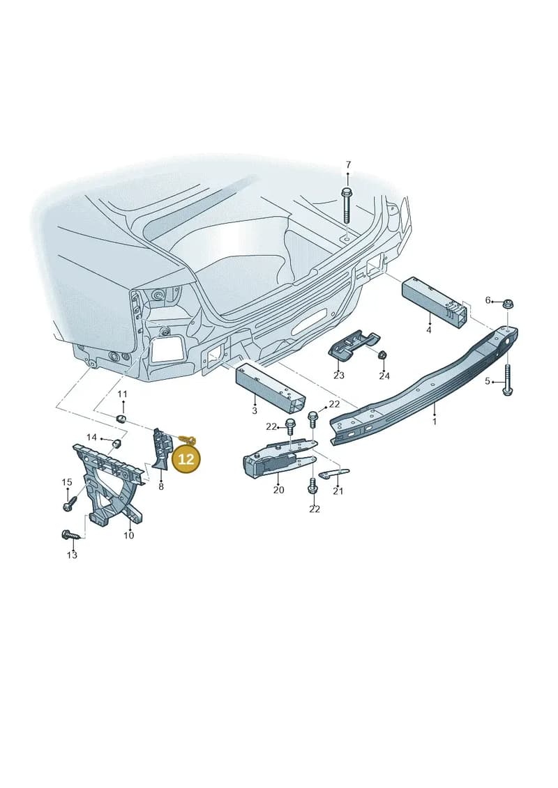 N10247302 — Audi RS5 Cabrio (2012-2015) diagram 759807500, position 12