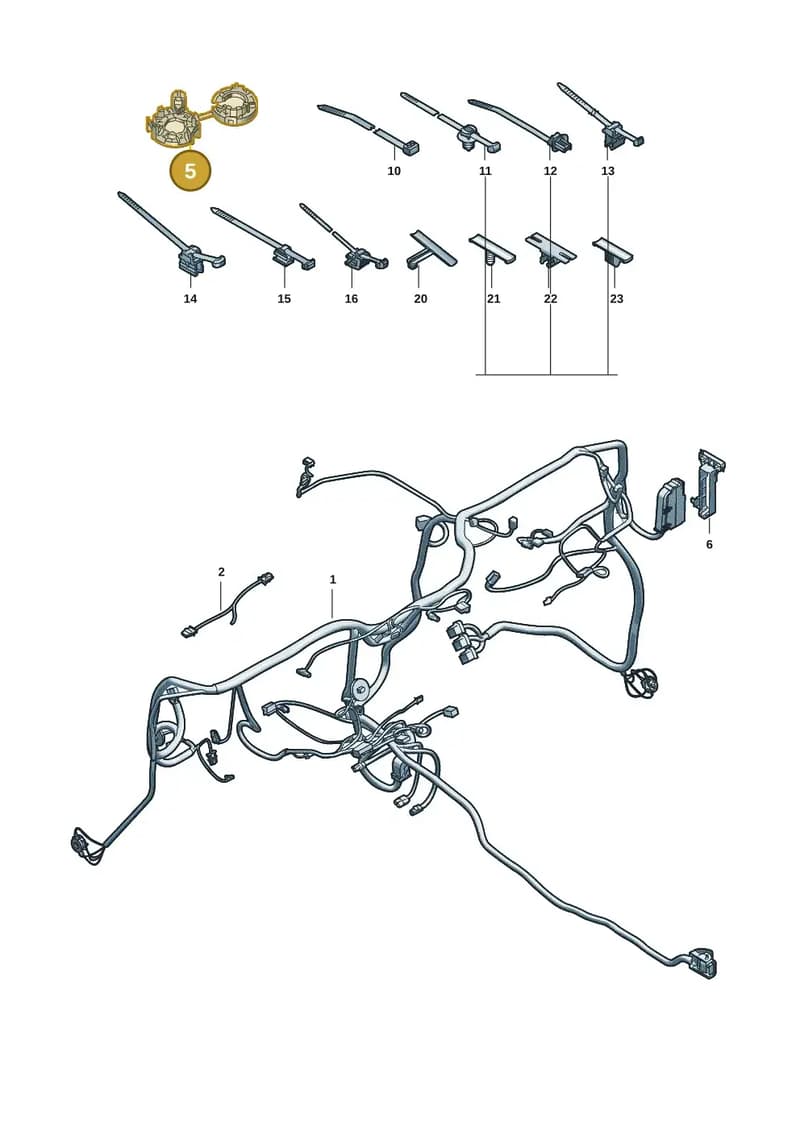N10261514 — Audi Q6 e-tron (2023-2025) diagram f5s971900, position 5