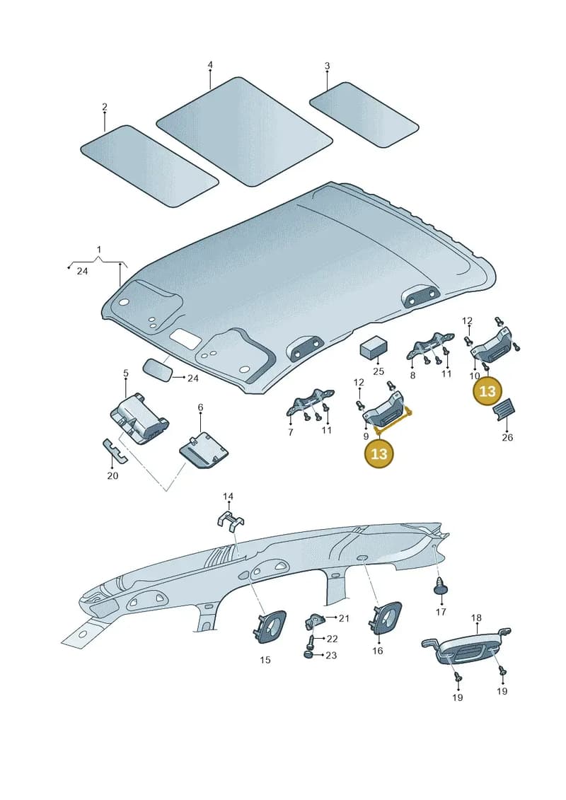 N10268401 — Skoda Roomster (2010-2015) diagram 481867550, position 13
