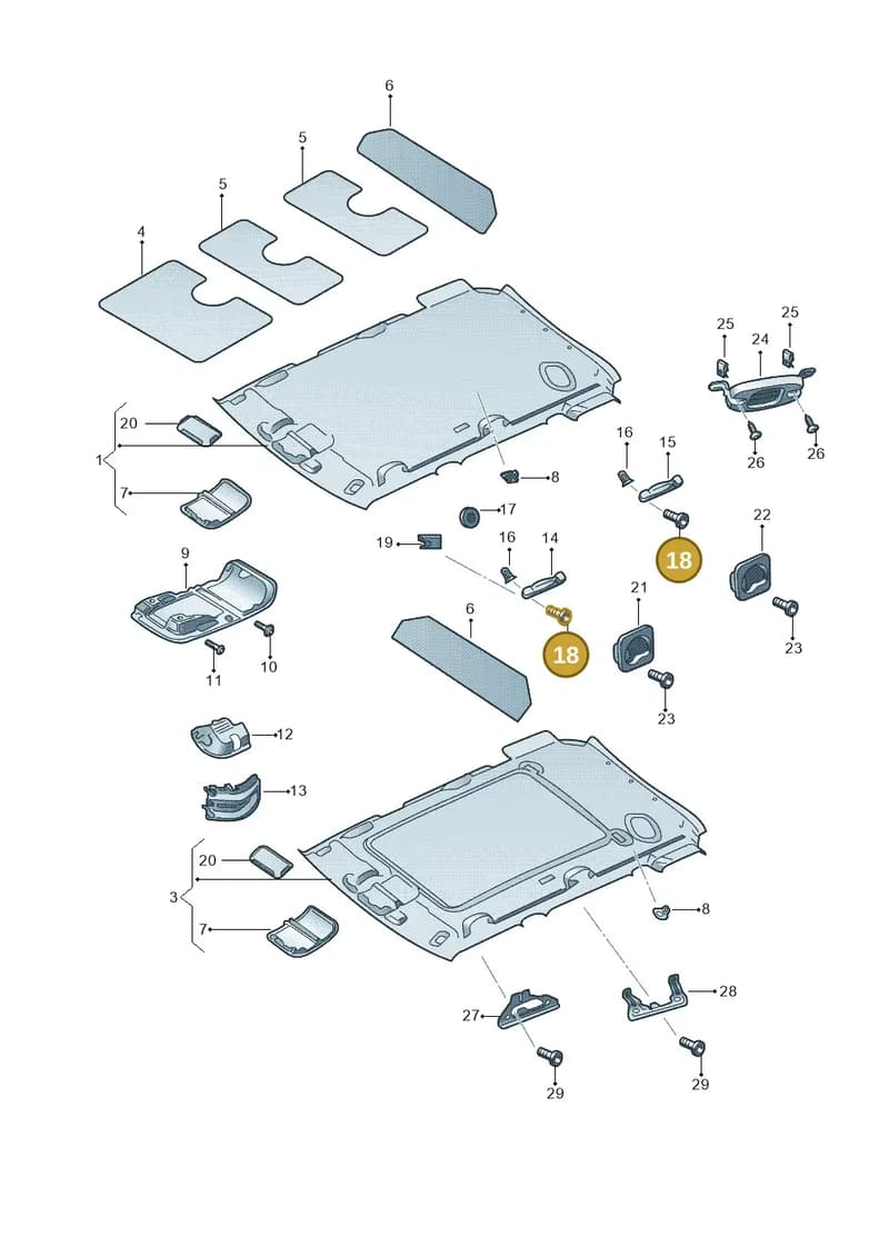 N10268401 — Skoda Yeti (2013-2017) diagram 666867550, position 18