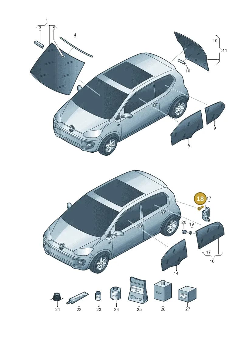 N10285504 — Skoda Citigo (2019-2021) diagram 727845000, position 18