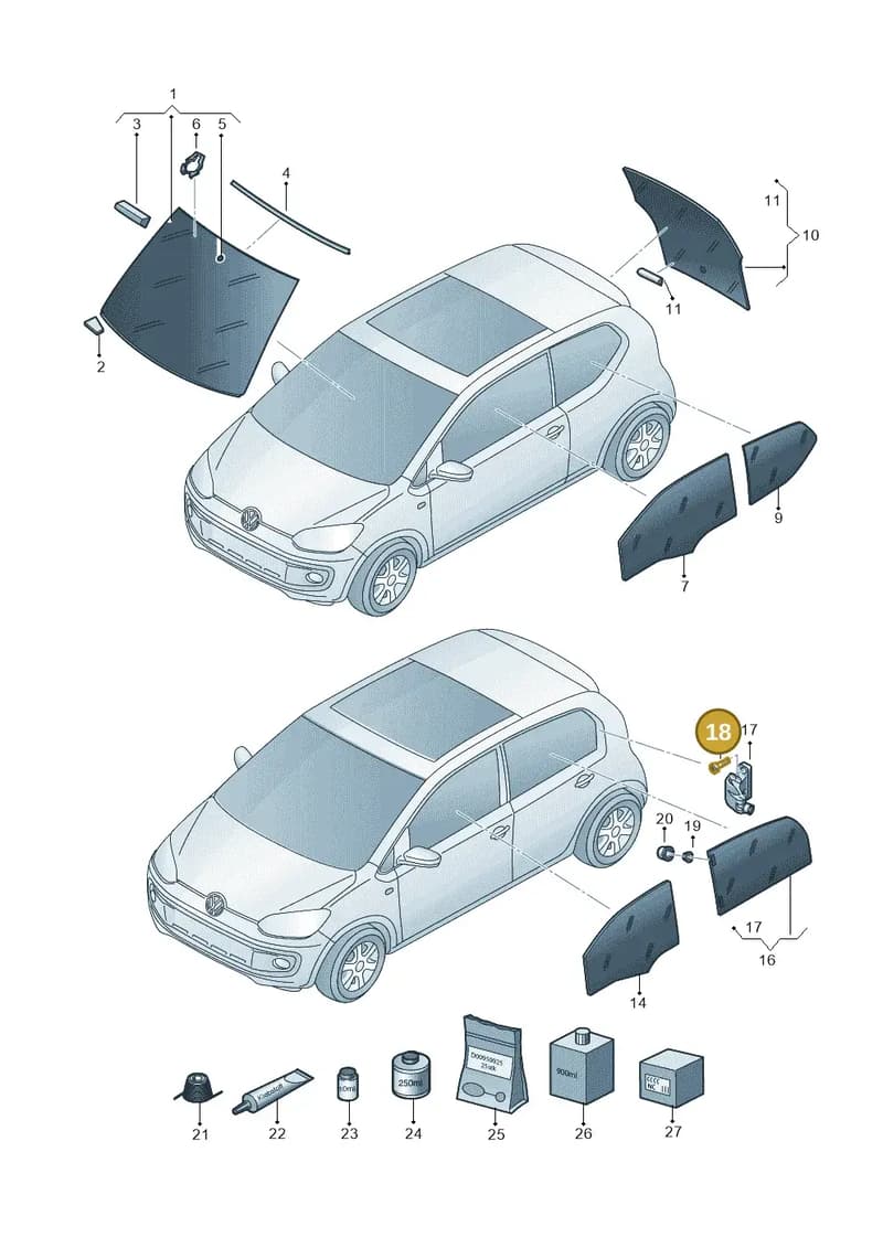 N10285504 — SEAT Mii Electric (2020-2021) diagram 899845000, position 18
