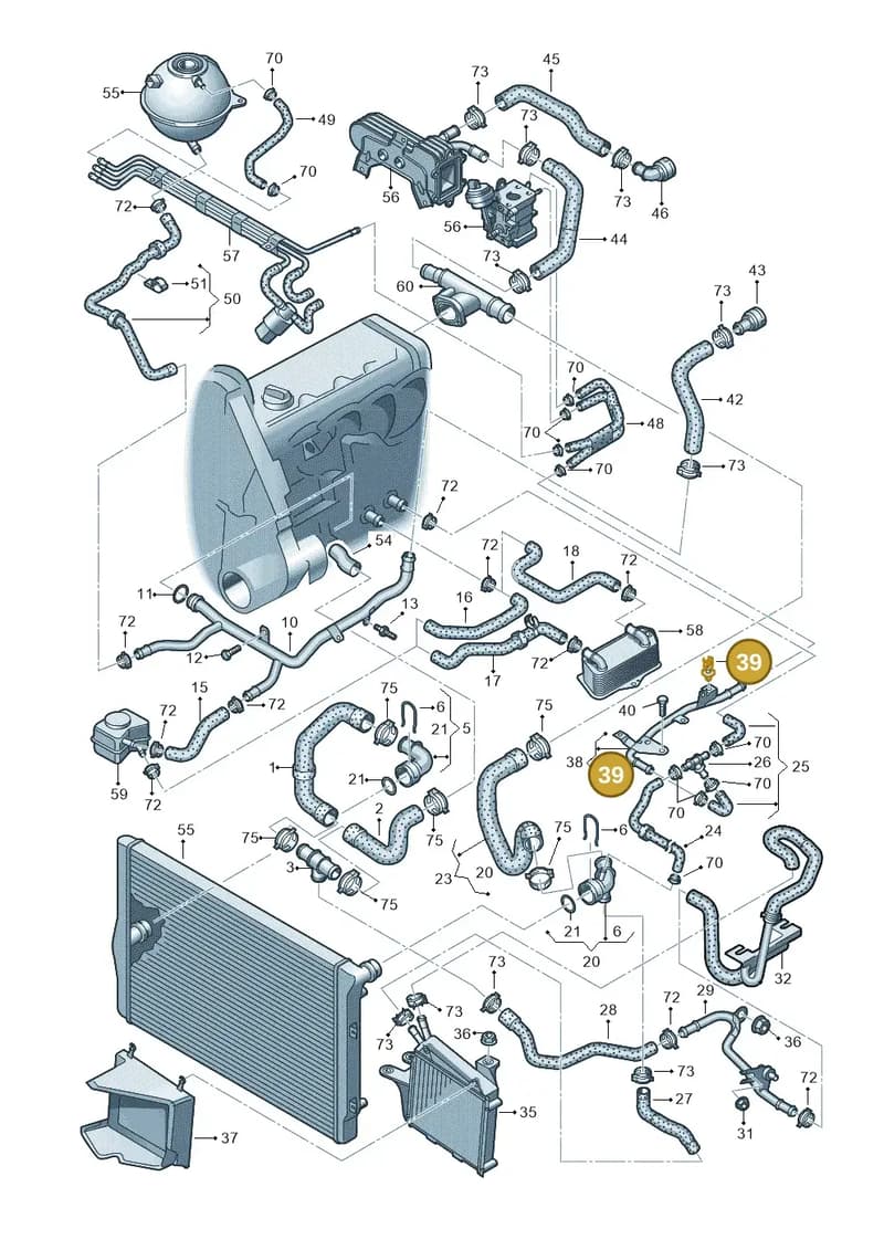 N10427501 — SEAT ALTEA (2004-2006) diagram 420121450, position 39