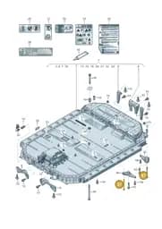 N10462601 Volkswagen Hexagon Collared Bolt