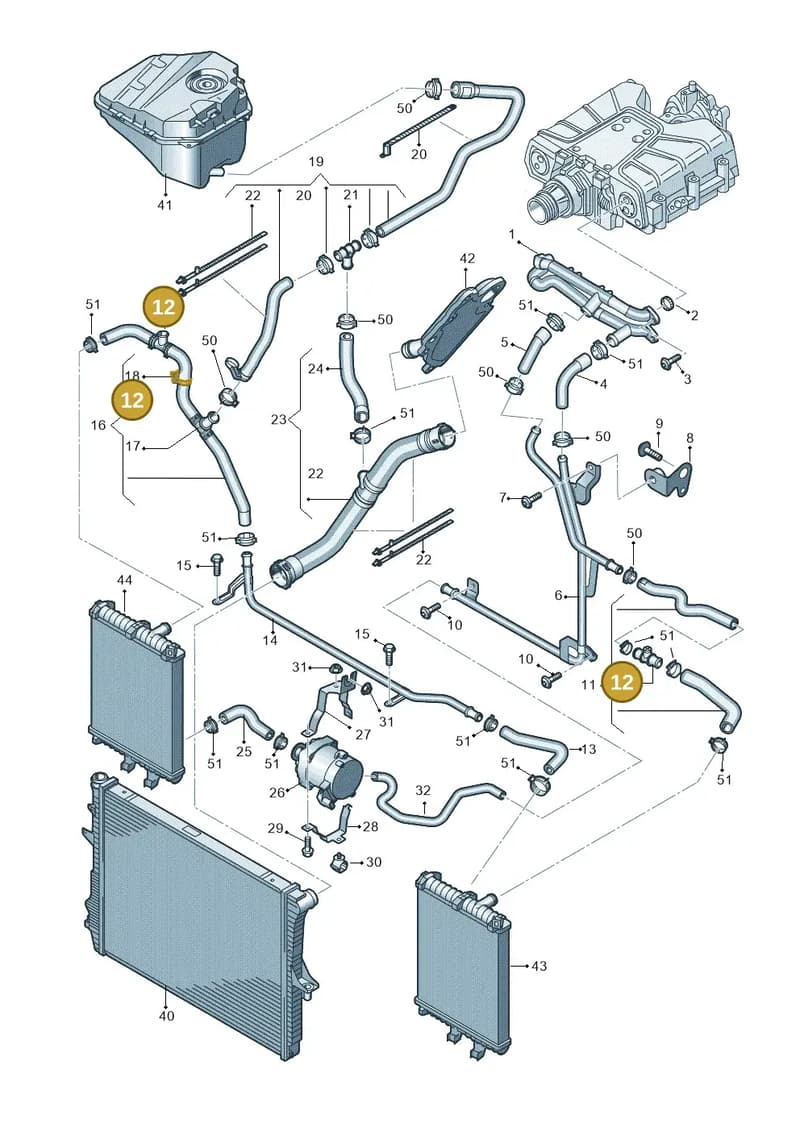 N10478701 — Audi Q7 qu. 3.0 TDI (2009-2015) diagram 675121460, position 12