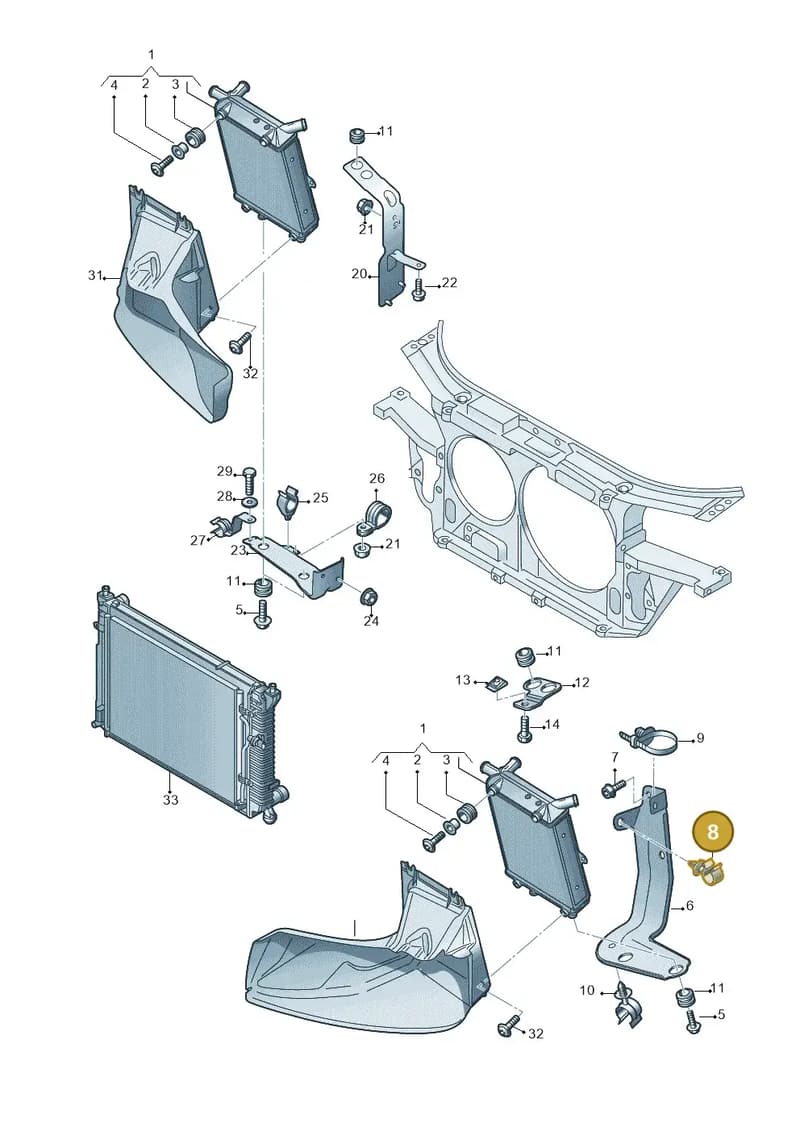 N10479001 — Audi RS4 Cabrio qu.    08> (2007-) diagram 473121770, position 8