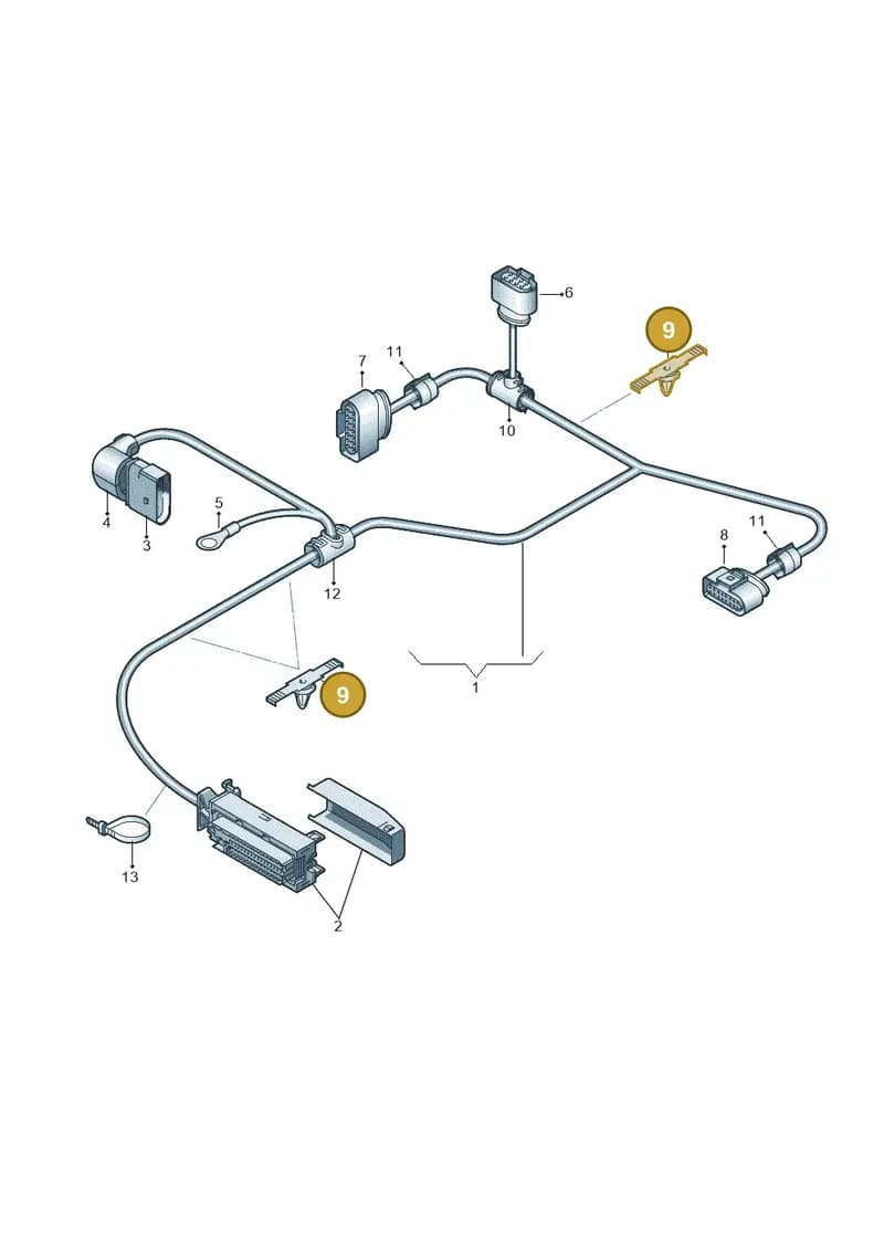 N10517801 — SEAT Altea XL (2013-) diagram 412972200, position 9