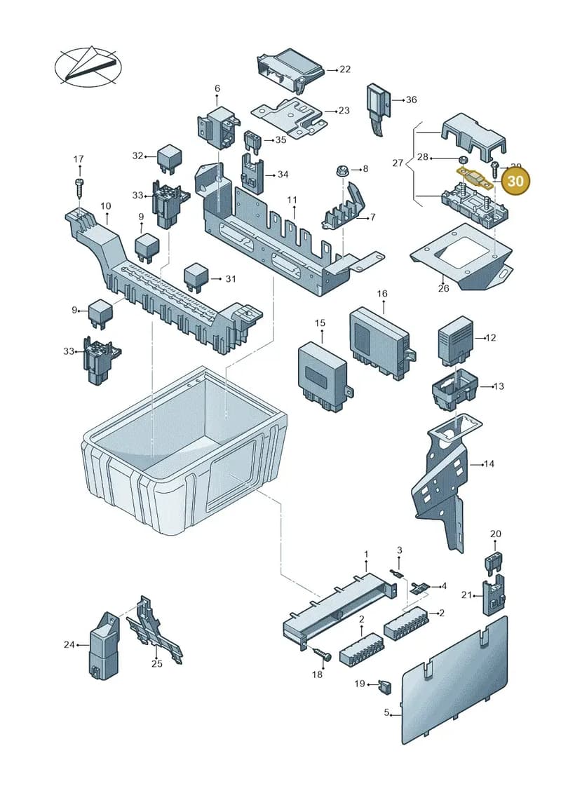N10525602 — Volkswagen Crafter 35 panel (2011-2016) diagram 722000010, position 30