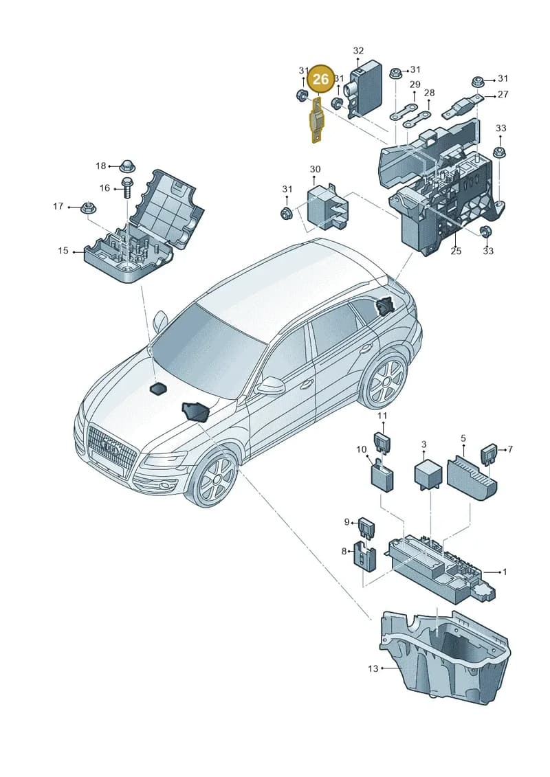 N10525602 — Audi Q5 qu. 2.0 TDI (2012-2017) diagram 751937200, position 26