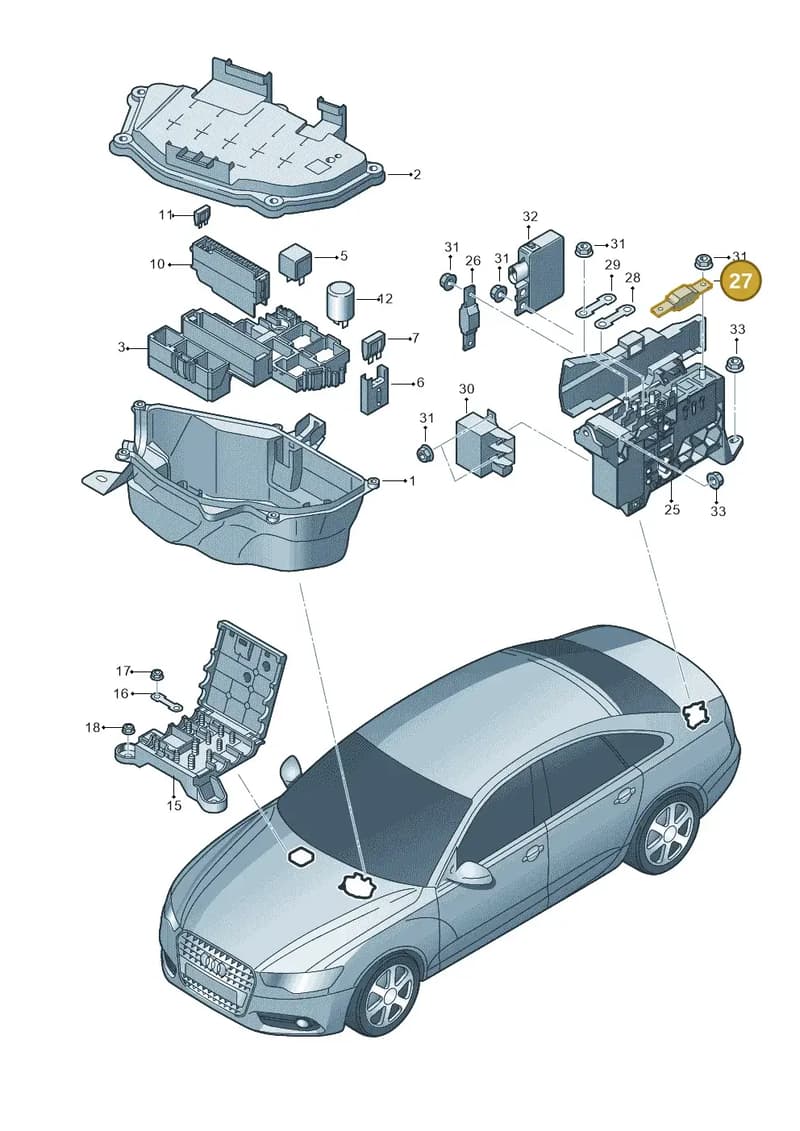 N10525605 — Audi A6 2.0 tdi (2010-2015) diagram 717937200, position 27