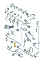 N10538801 Volkswagen Retainer Swivel