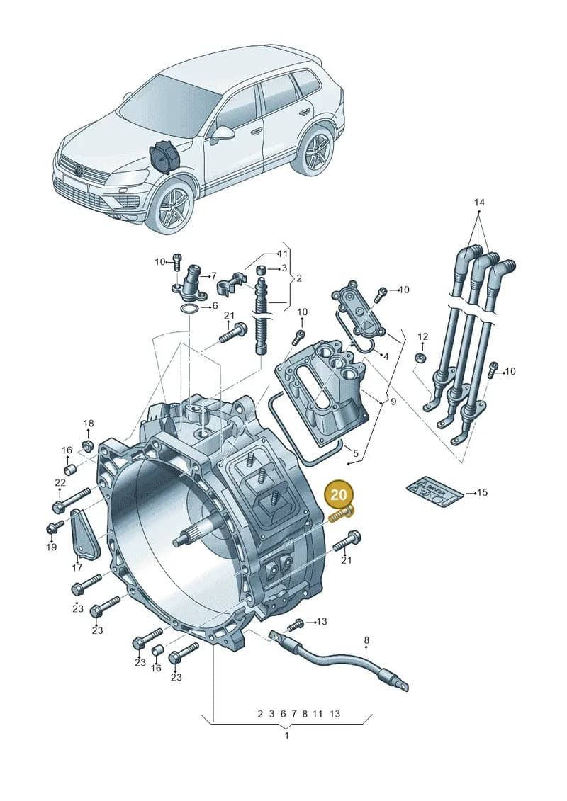 N10565102 — Volkswagen Touareg (2014-2018) diagram 787901000, position 20