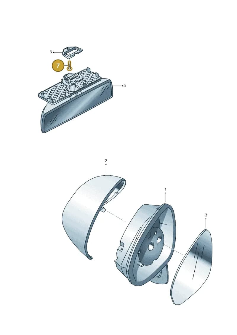 N10571003 — SEAT Leon Stylance (2010-2012) diagram 703857410, position 7