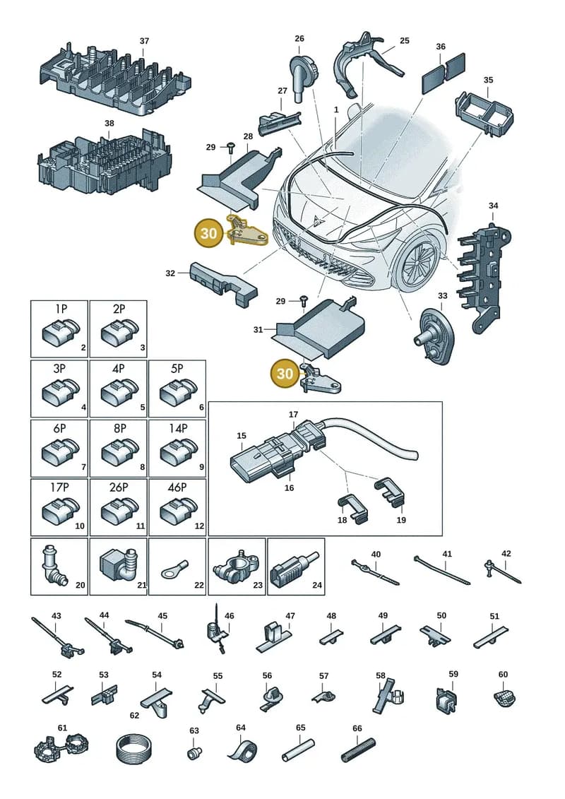N10591902 — SEAT CUPRA Born (2021-) diagram 10s971080, position 30
