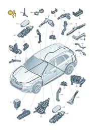 N10594301 Volkswagen Retainer Swivel