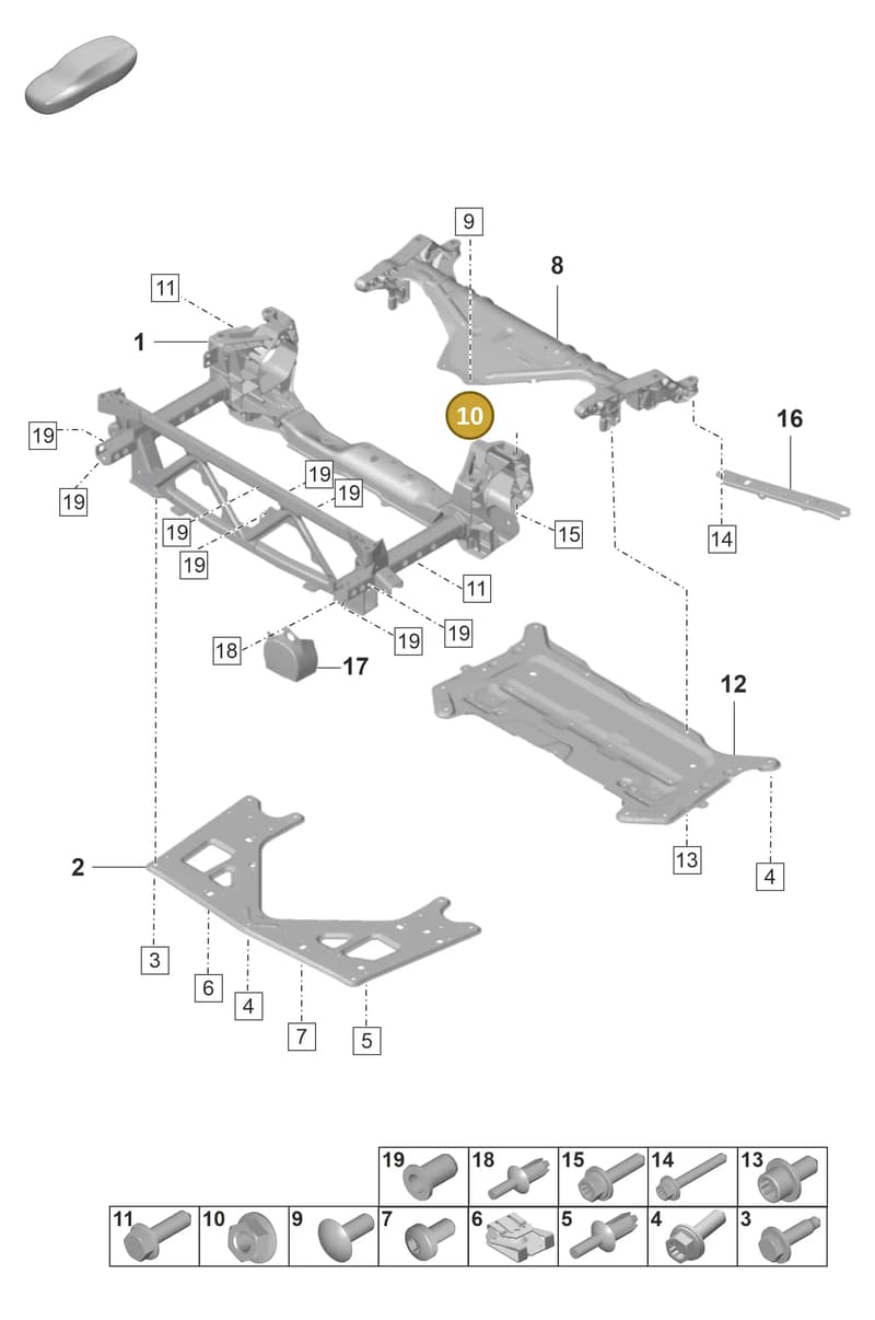 N10609207 — Porsche Panamera (2020-2023) diagram p58401000, position 10