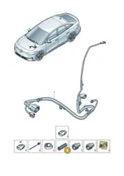 N10617301 Volkswagen Shrinkable Hose Waterproof Weldable