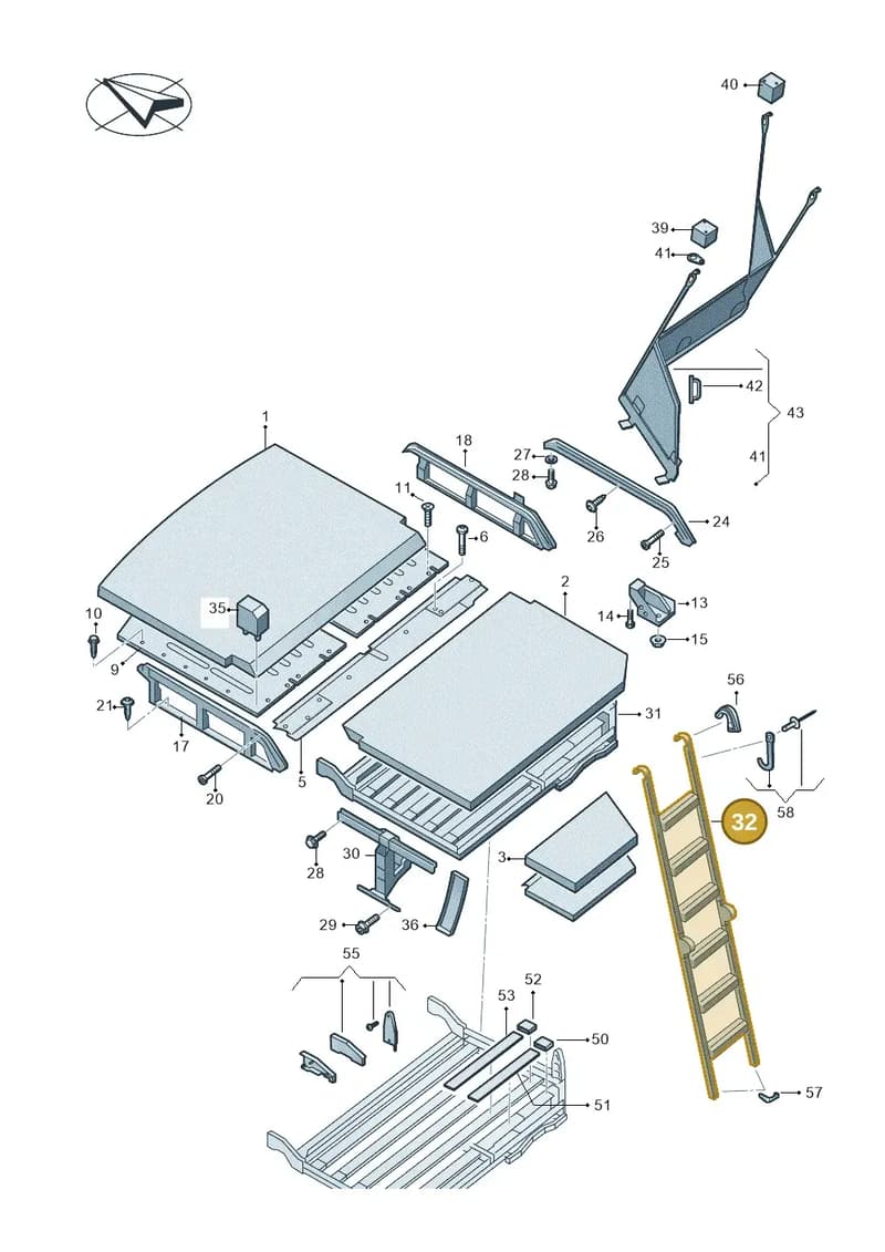 N10632203 — Volkswagen Crafter (2016-2025) diagram 806067000, position 32