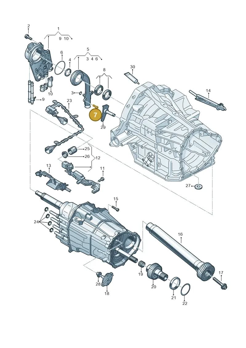 N10637302 — Audi A7 Sportback (2014-2018) diagram 647321700, position 7