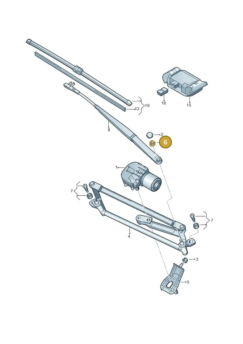 N10643101 — SEAT Altea XL (2013-) diagram 420955000, position 6