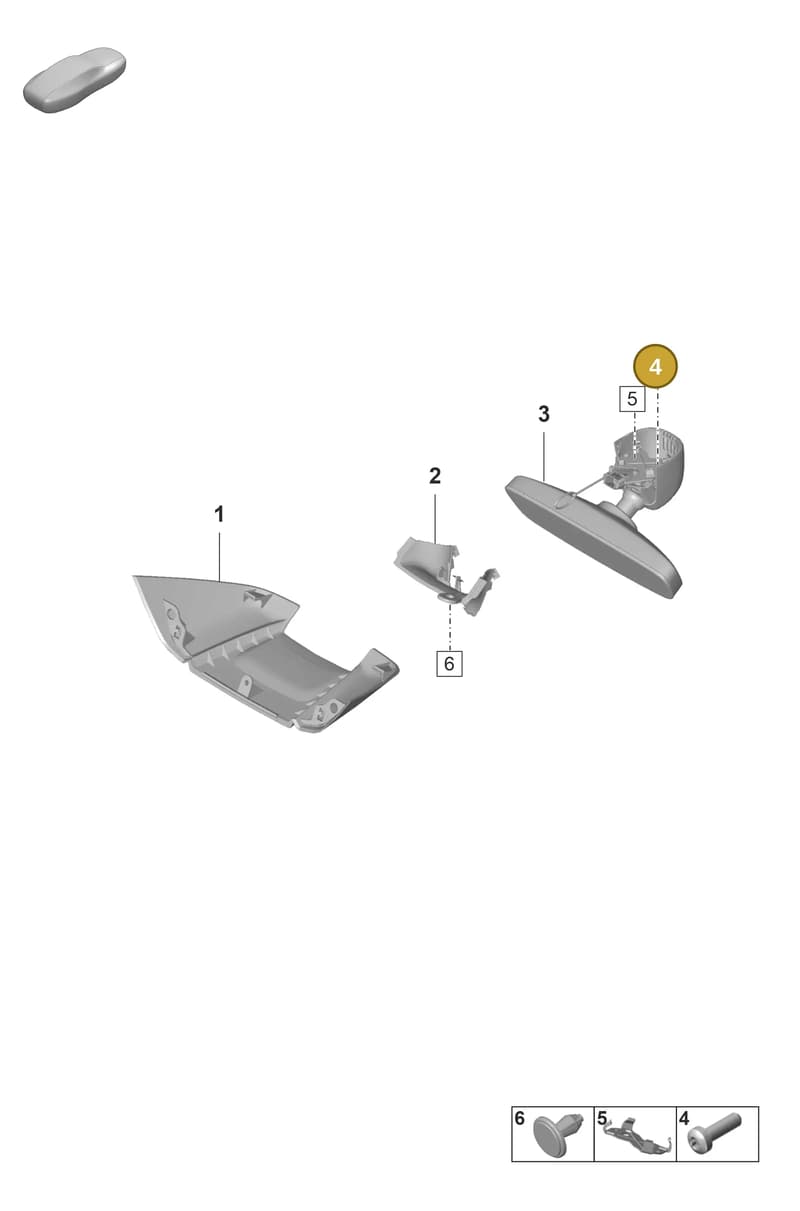 N10653001 — Porsche Panamera (2020-2023) diagram p58809600, position 4
