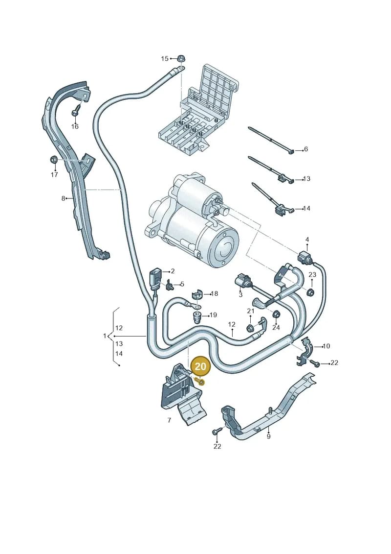 N10653202 — Audi Q7 (2015-2025) diagram 859972050, position 20