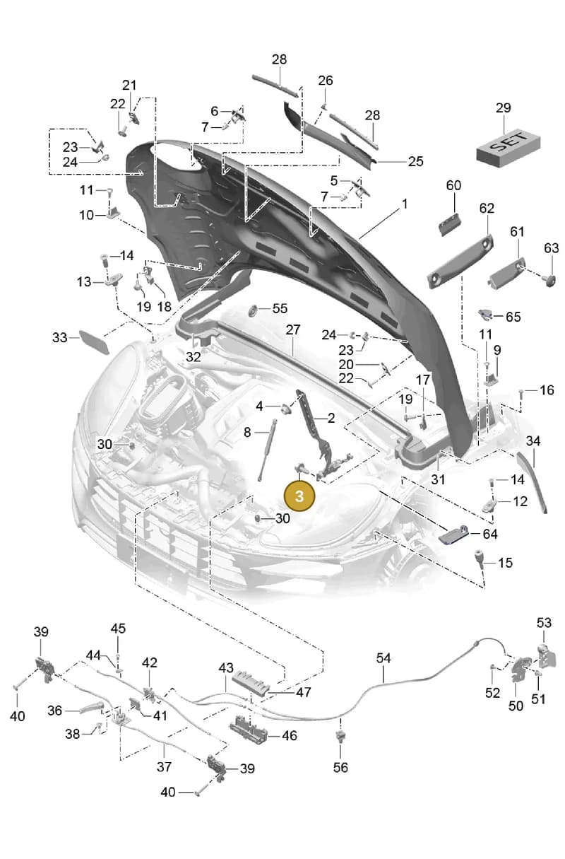 N10653302 — Porsche Macan (2013-2018) diagram p44803000, position 3