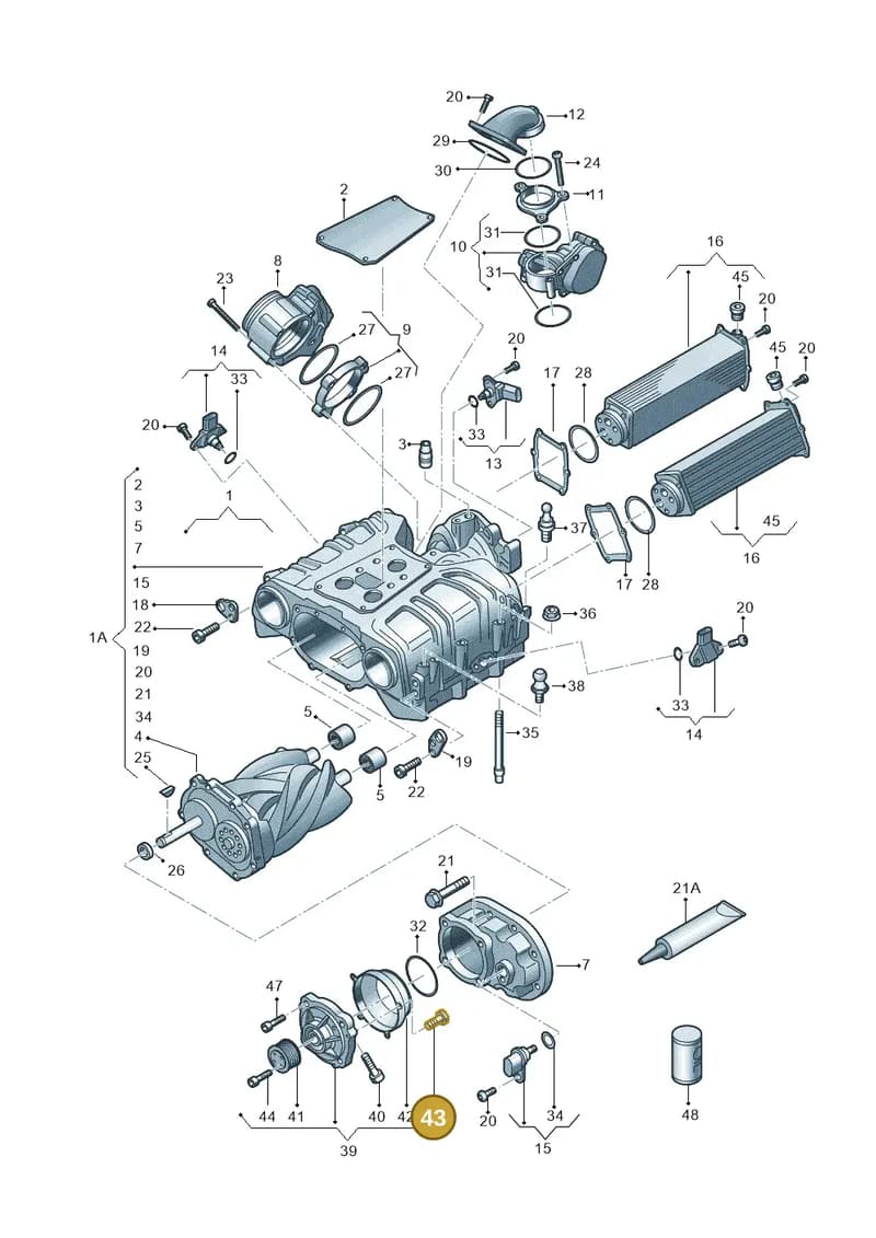 N10653901 — Audi Q7 (2015-2025) diagram 771145250, position 43