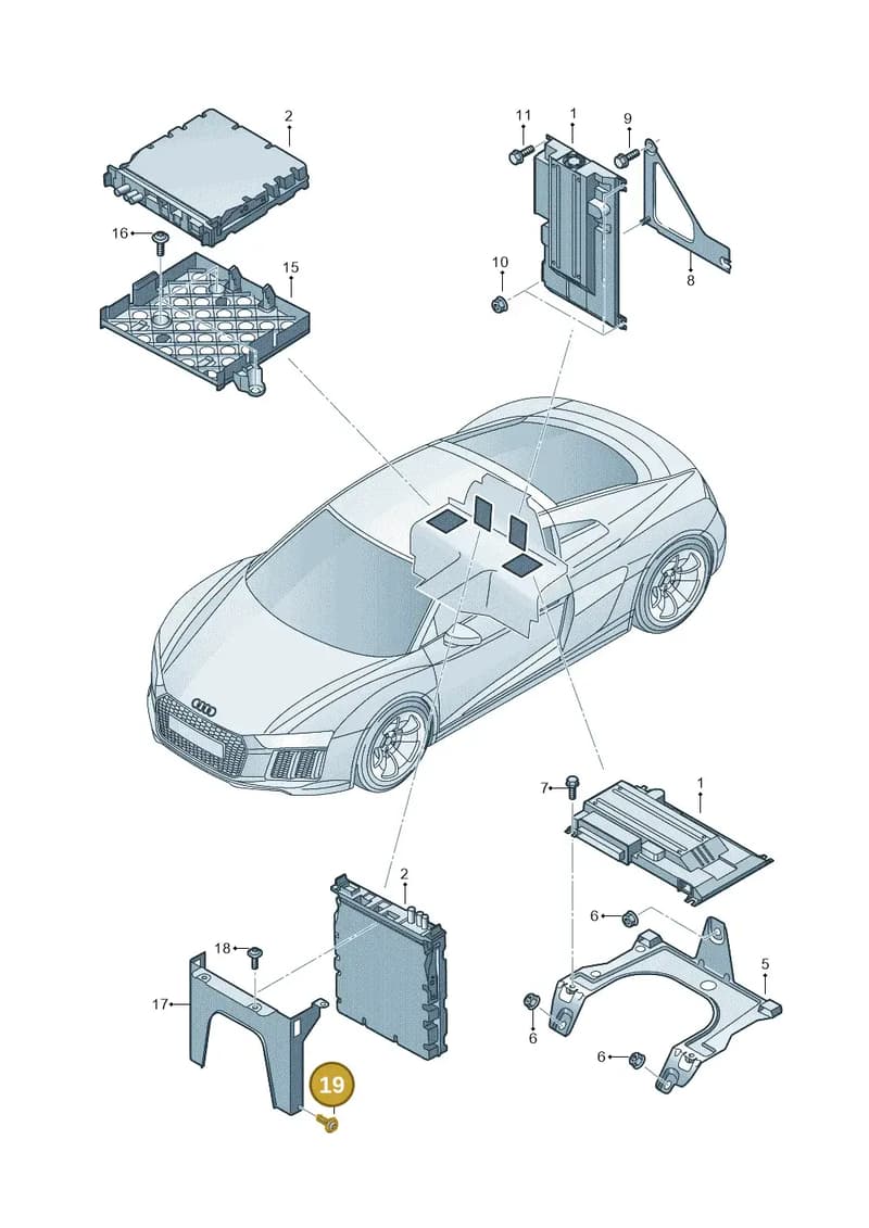 N10653901 — Audi R8 Spyder (2015-2024) diagram 872035400, position 19