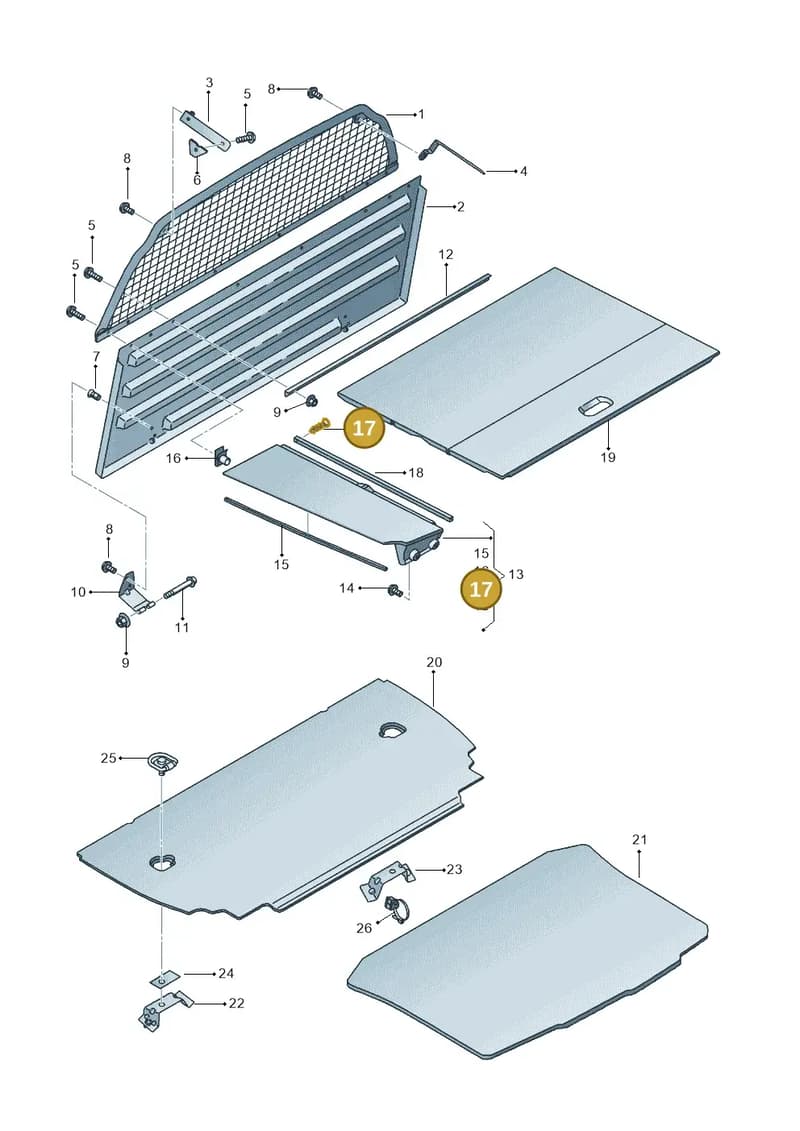 N10657701 — SEAT Ibiza (2015-) diagram 639867950, position 17