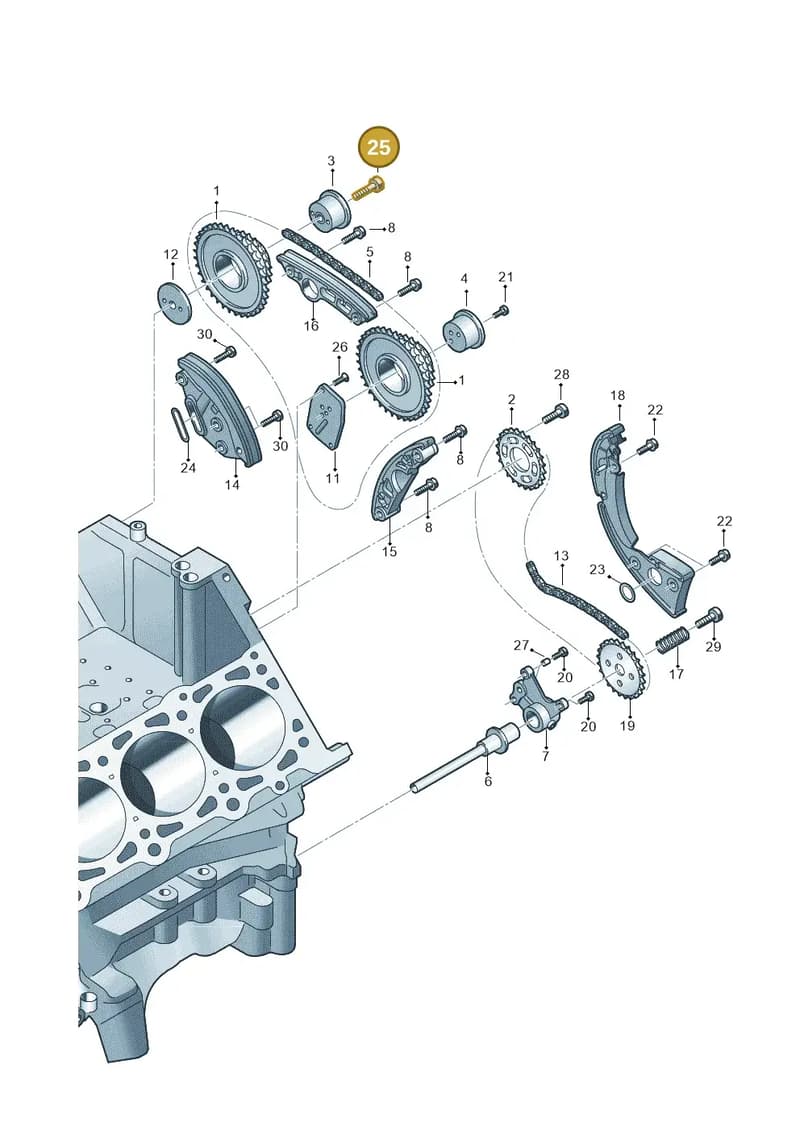 N10660902 — Audi A7 Sportback (2014-2018) diagram 711109200, position 25