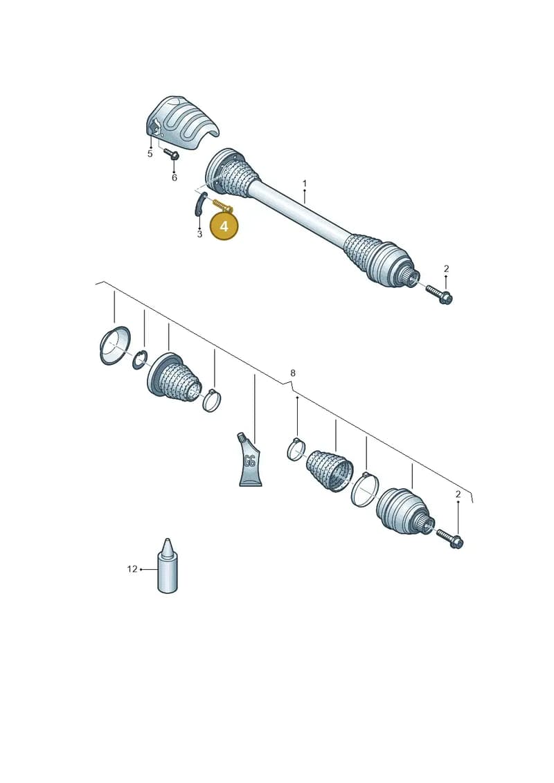 N10667901 — Audi R8 Spyder (2015-2024) diagram 872501100, position 4