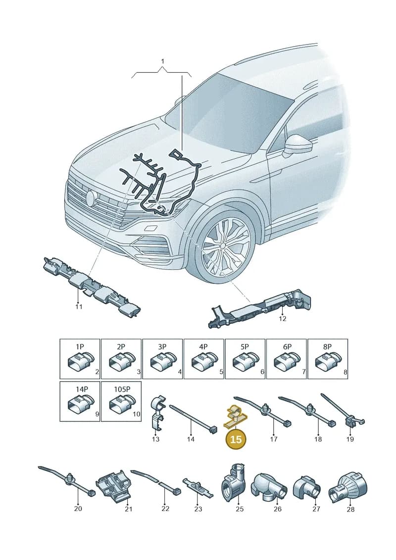 N10679001 — Volkswagen Touareg (2017-2025) diagram 439971012, position 15