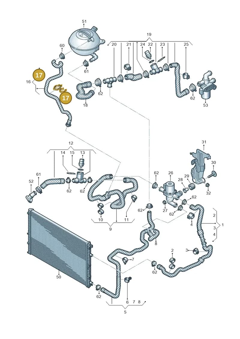 N10681601 — Audi Q7 (2015-2025) diagram 859121500, position 17