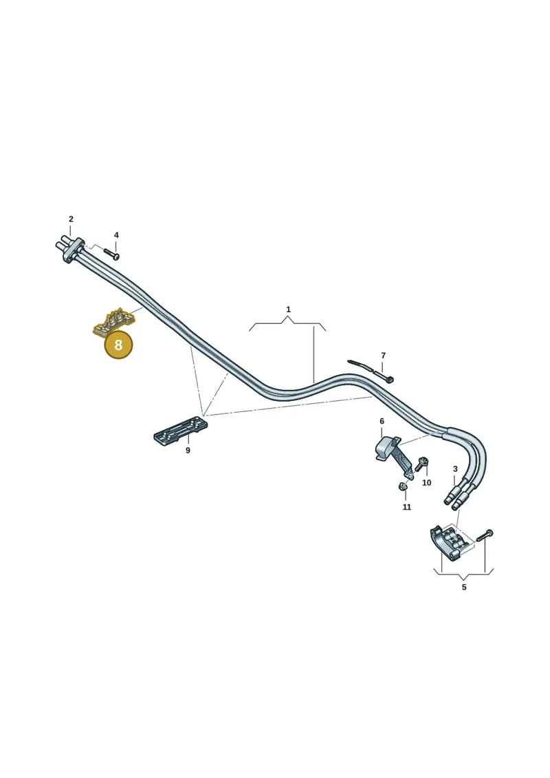 N10698402 — Audi RS e-tron GT (2020-2025) diagram 4j1970200, position 8