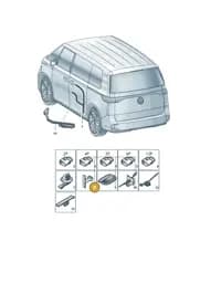 N10709201 Volkswagen Cable Holder