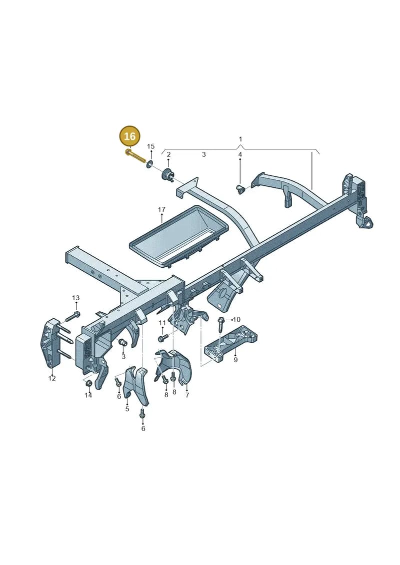 N10709401 — Audi R8 Spyder (2015-2024) diagram 872857000, position 16