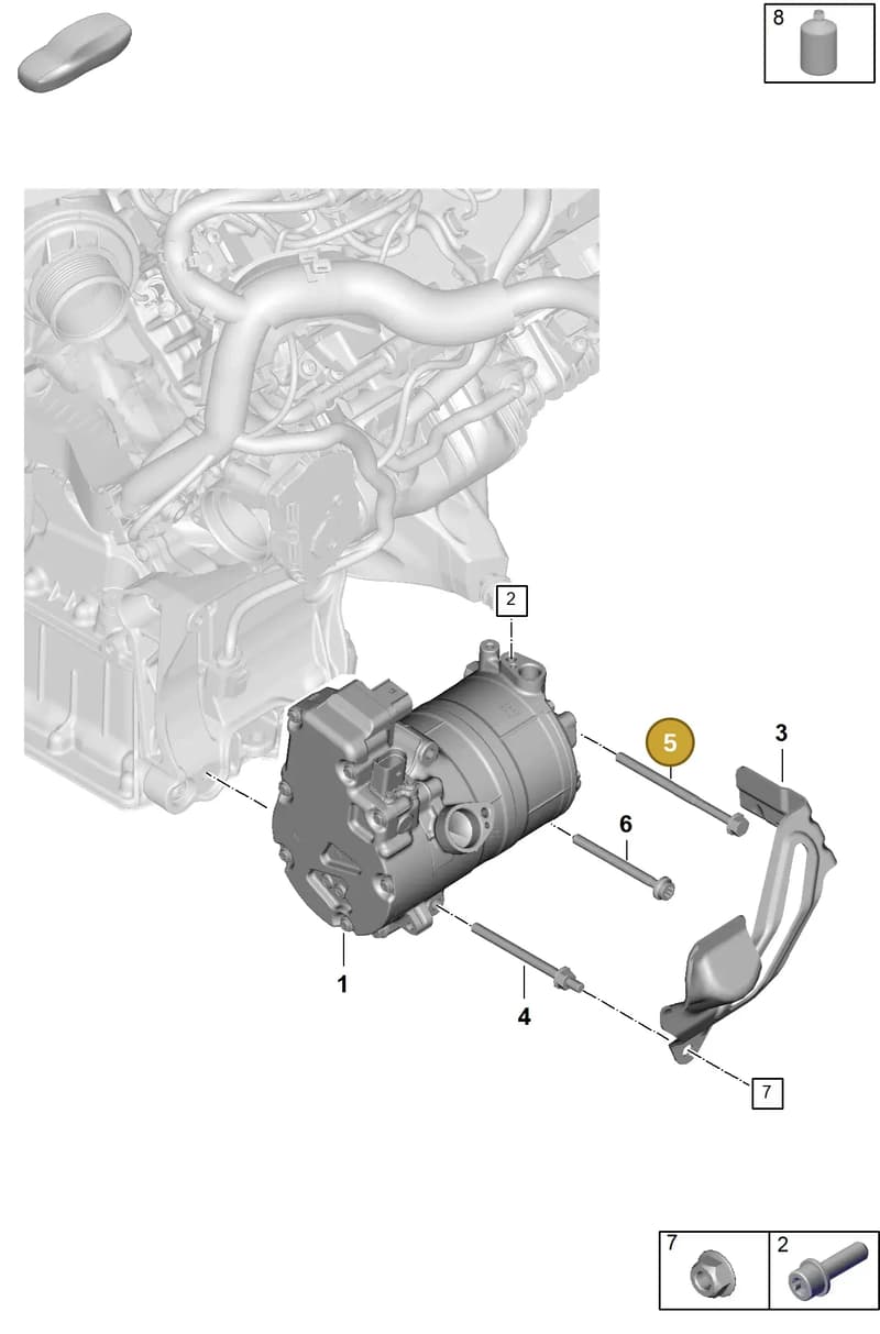 N10709401 — Porsche Panamera (2023-2025) diagram p62815510, position 5