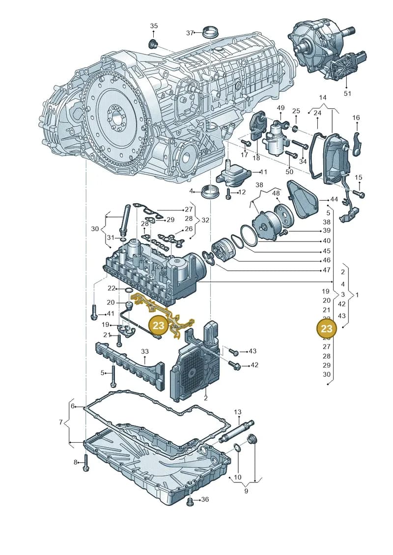 N10710402 — Audi A6 (2018-2025) diagram 849325870, position 23