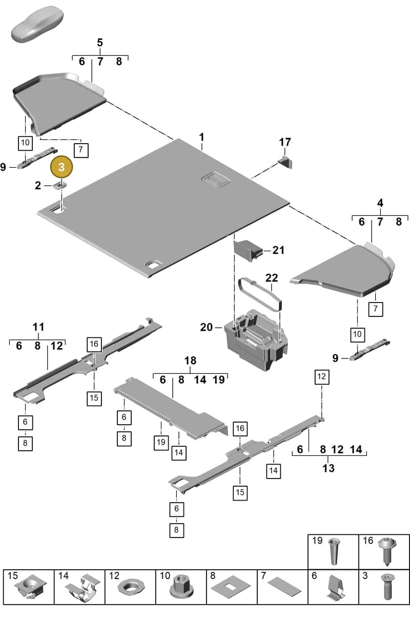 N10711501 — Porsche Panamera (2023-2025) diagram p62807600, position 3