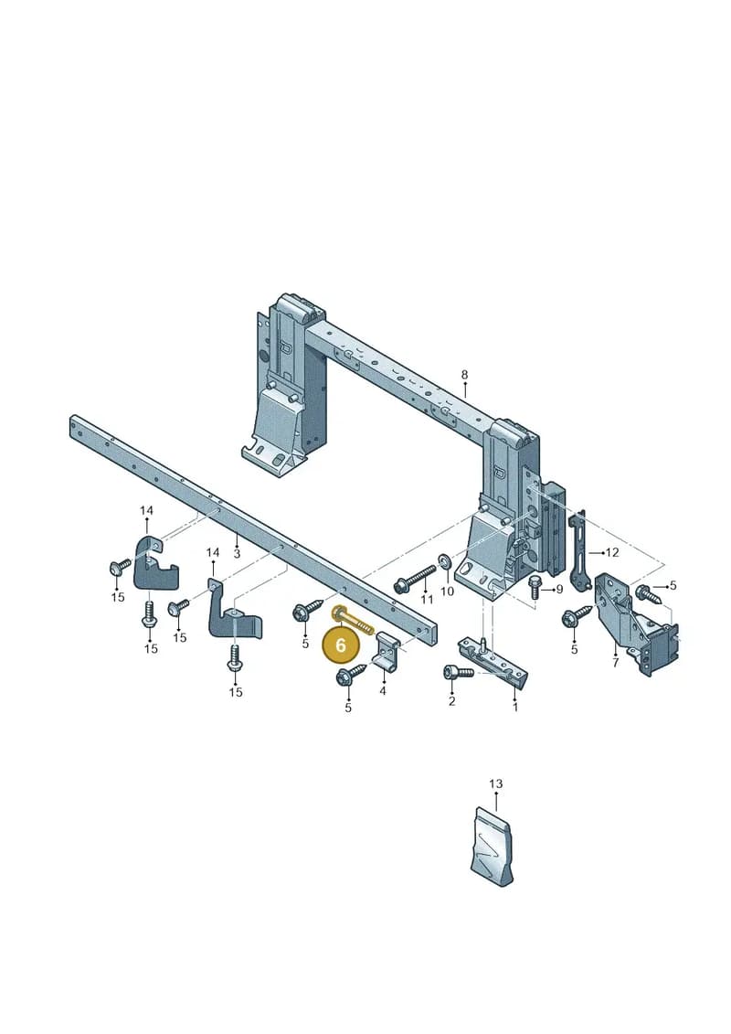 N10718301 — Audi R8 Spyder (2015-2024) diagram 872813110, position 6