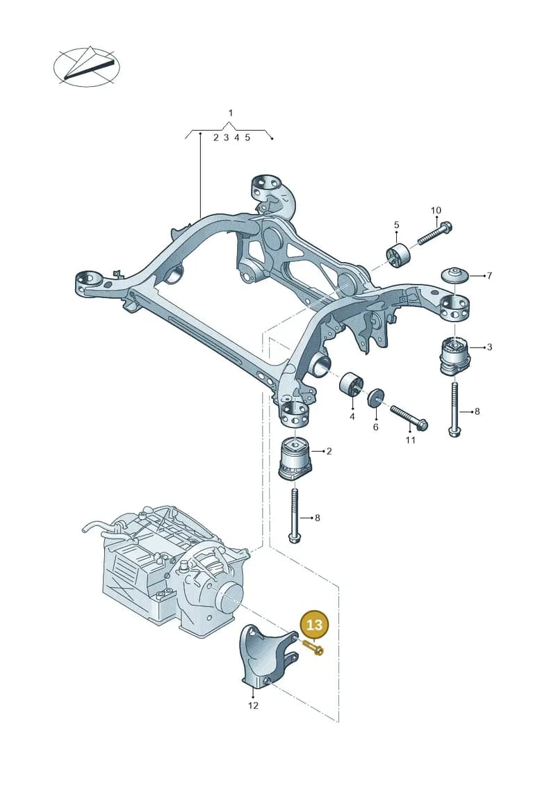 N10720403 — Audi Q8 e-tron (2018-2025) diagram 586505000, position 13
