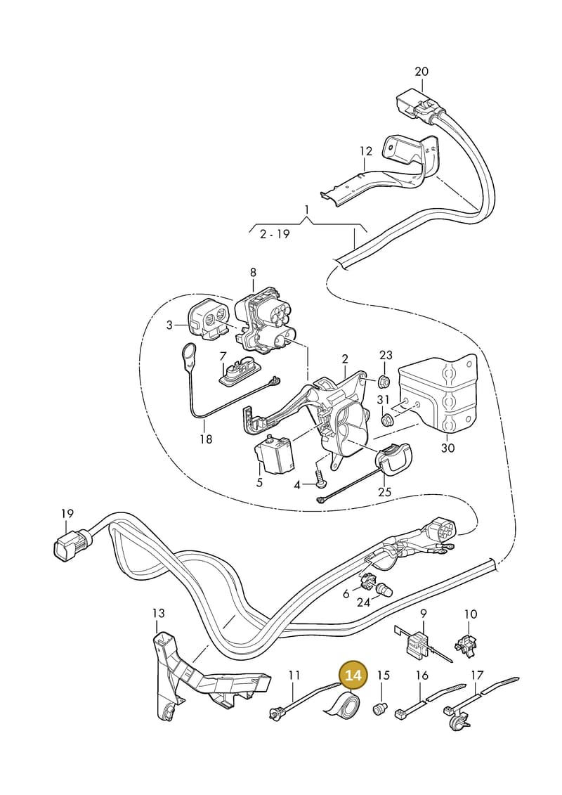 N10729003 — SEAT 578 platform diagram 57s970150, position 14