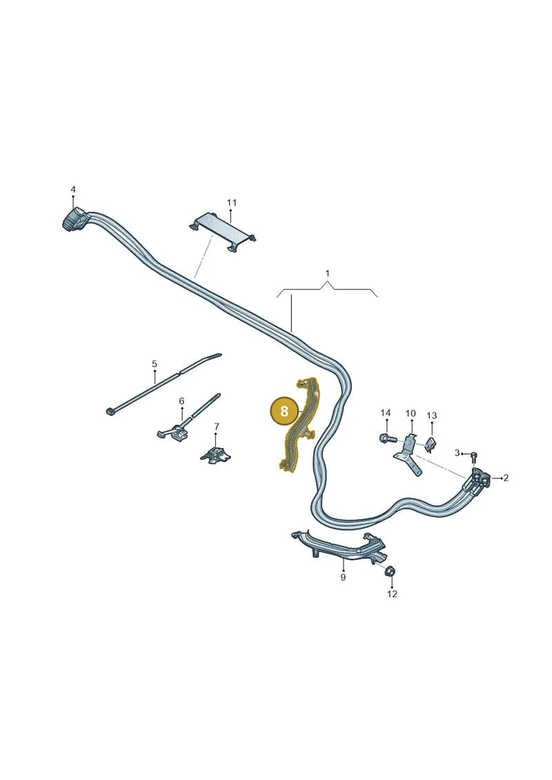 N10729003 — Audi Q8 e-tron (2018-2025) diagram 586970200, position 8