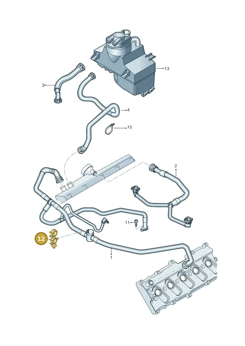 N10733501 — Audi R8 qu. 5.2 (2012-2015) diagram 752103360, position 12