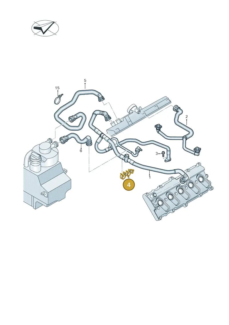 N10733501 — Audi R8 Spyder (2015-2024) diagram 872103350, position 4
