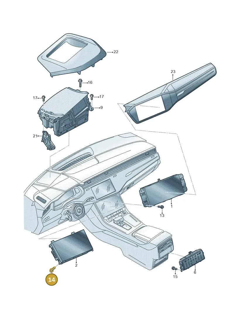 N10734101 — Audi Q7 (2015-2025) diagram 859919010, position 14