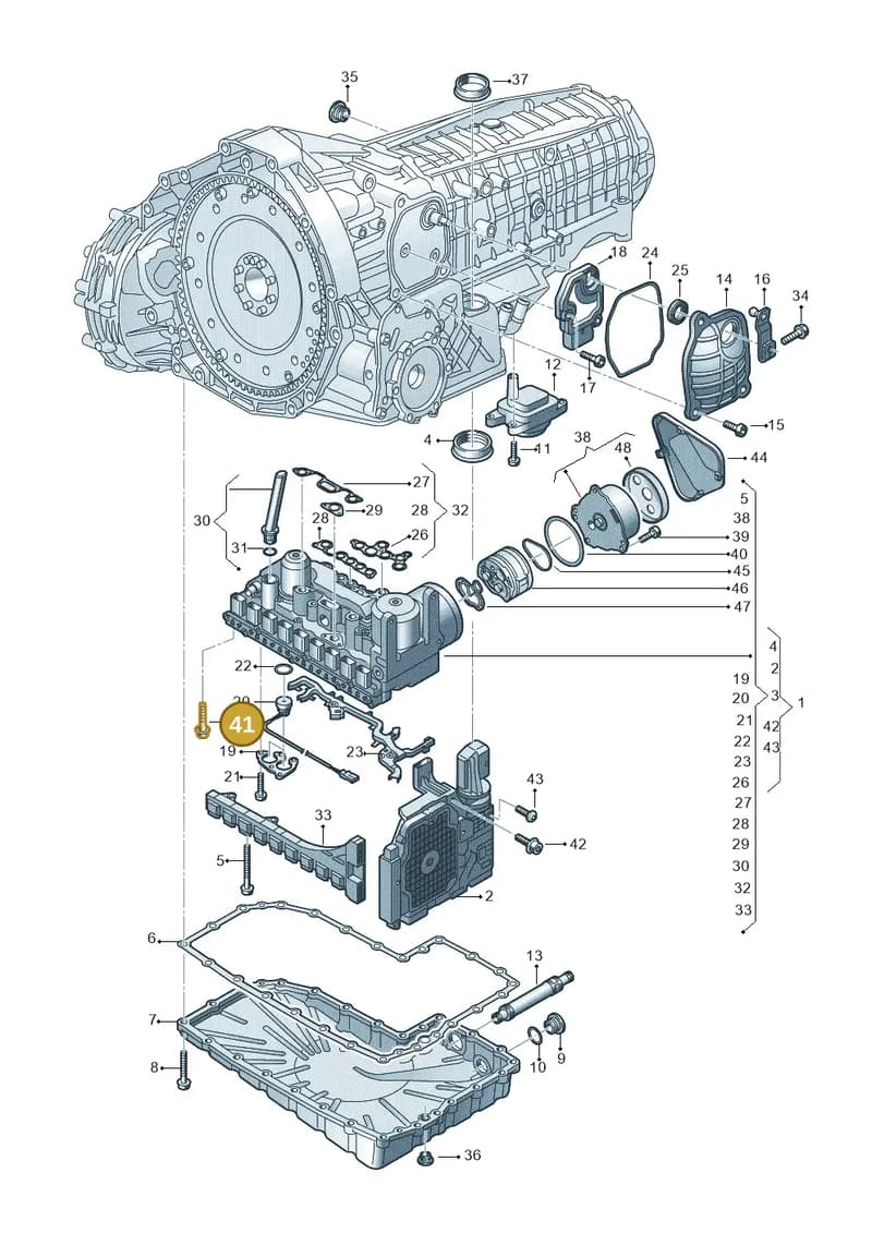 N10739402 — Audi A6 2.0 tdi (2010-2015) diagram 717325810, position 41